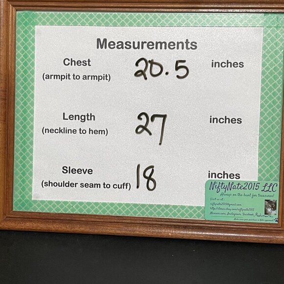 Quacker Factory Forest Green 3/4 Sleeve Top Rhinestones V-Neck S Polyester Blend - Picture 6 of 6